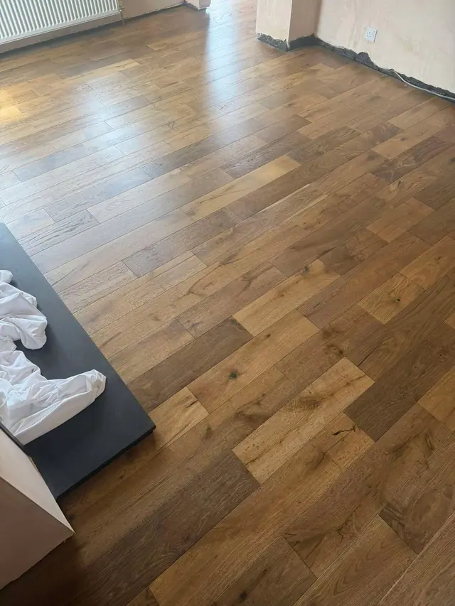 Natural variation in a real wood floor